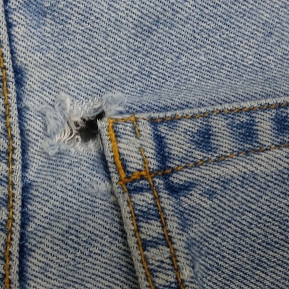 Columbia Sports Wear Tough Mother  distressed light wash faded denim jeans 36/30 - Picture 15 of 16